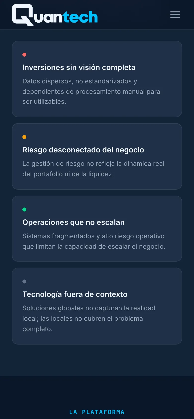 Quantech screenshot 1