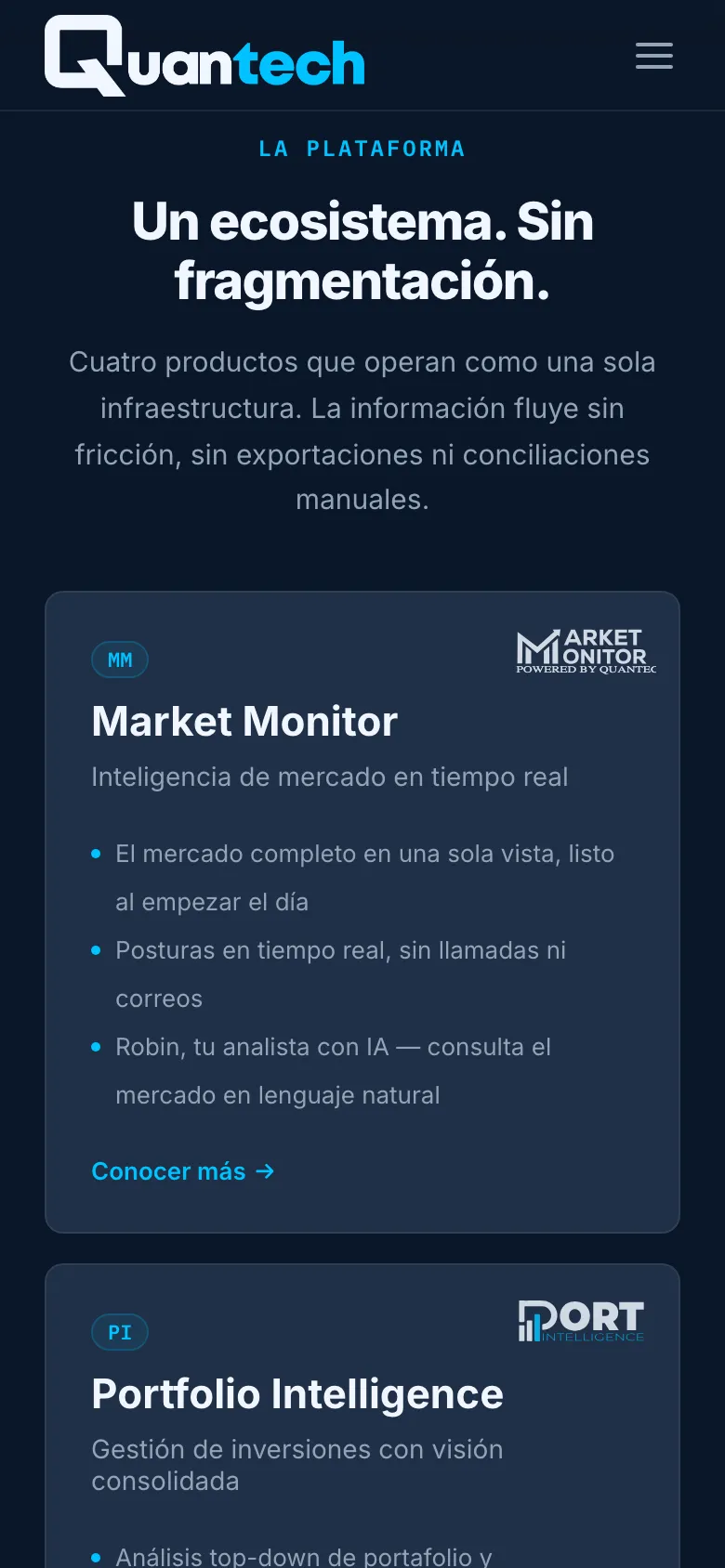 Quantech screenshot 2